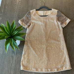 Blu Pepper Small Woman’s Elegant Sequin Party Wedding Dress